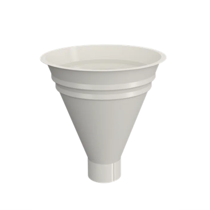 Hopper for round downpipe 87
