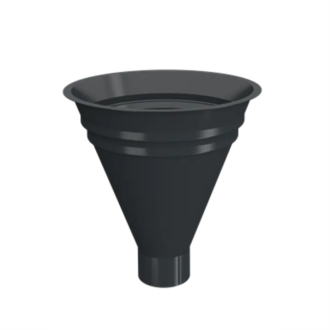 Hopper for round downpipe 87