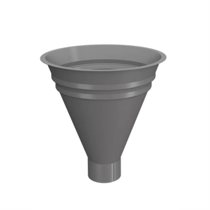 Hopper for round downpipe 87