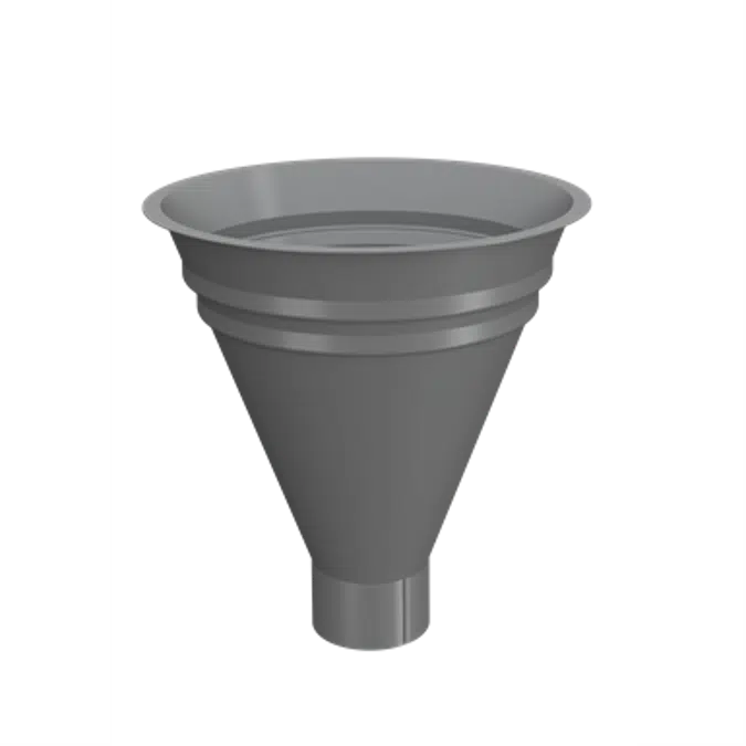 Hopper for round downpipe 87