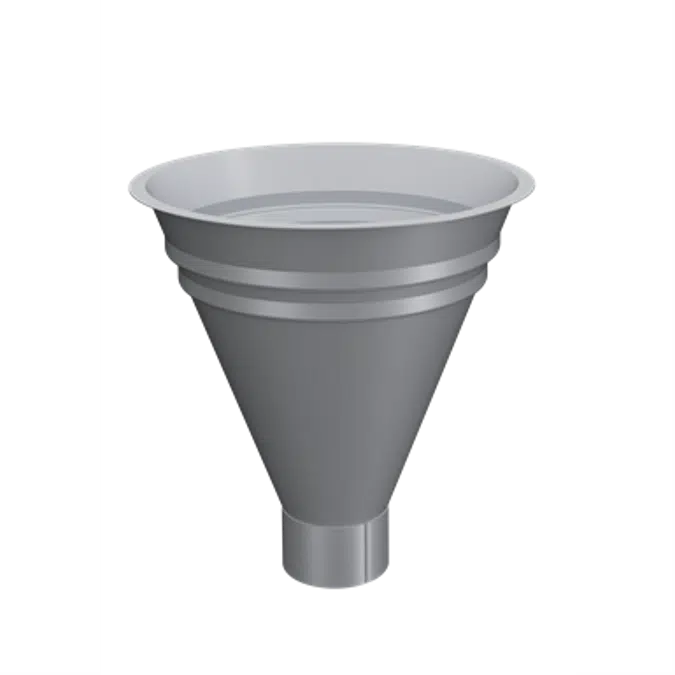 Hopper for round downpipe 87