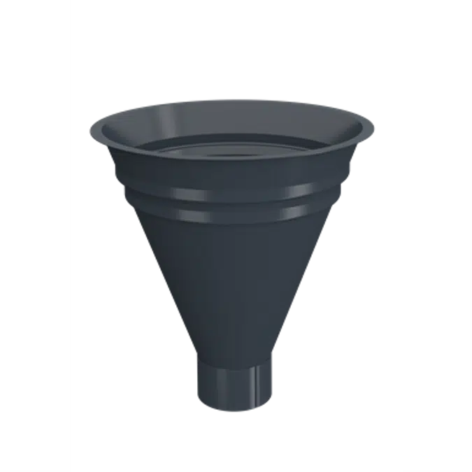 Hopper for round downpipe 87