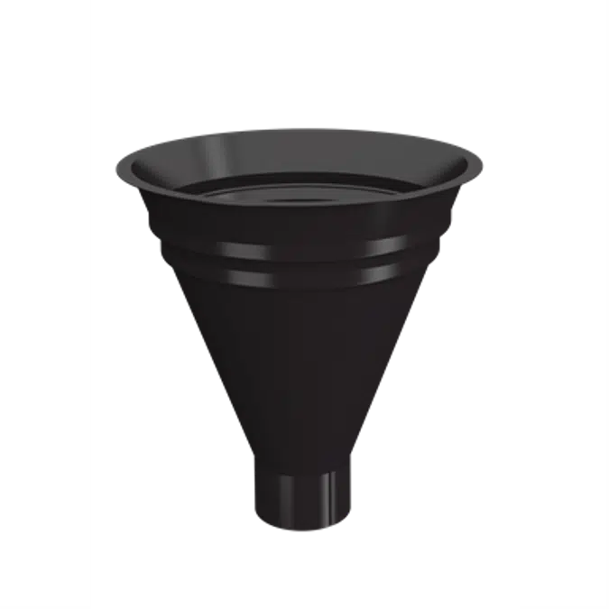 Hopper for round downpipe 87