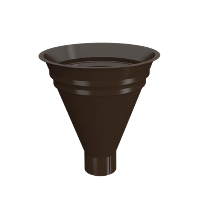 Hopper for round downpipe 87