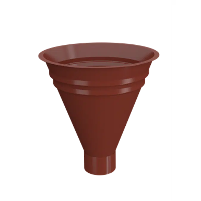 Hopper for round downpipe 87