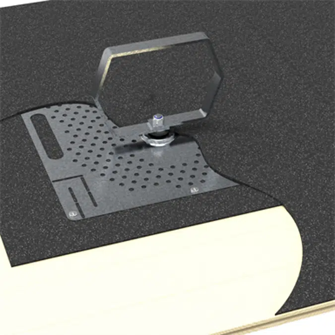 Anchorage point for membrane roofs