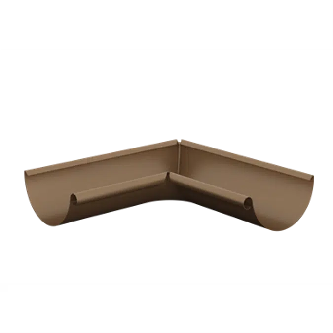 Inner gutter angle for half round gutter 190