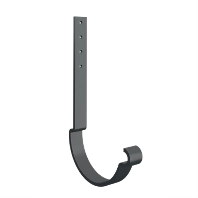 Rafter bracket for half round gutter 150