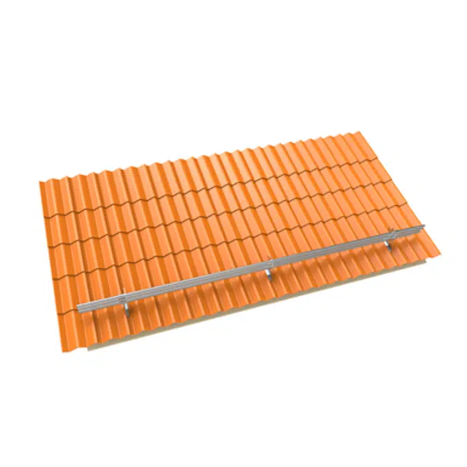 Snow guard fence pipe system for clay tile roofs