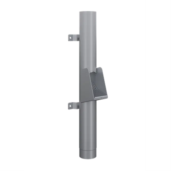 Reinforced pipe with self-cleaning leaf filter in the bottom 850mm