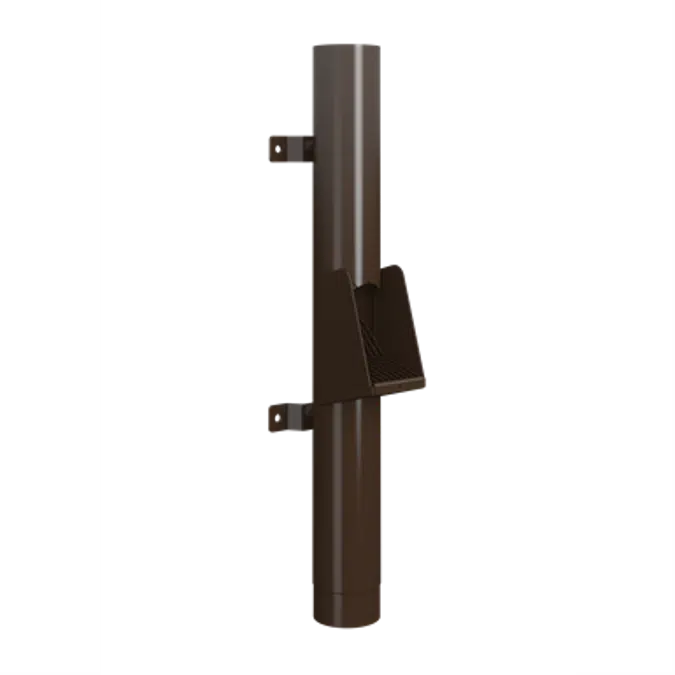 Reinforced pipe with self-cleaning leaf filter in the bottom 850mm