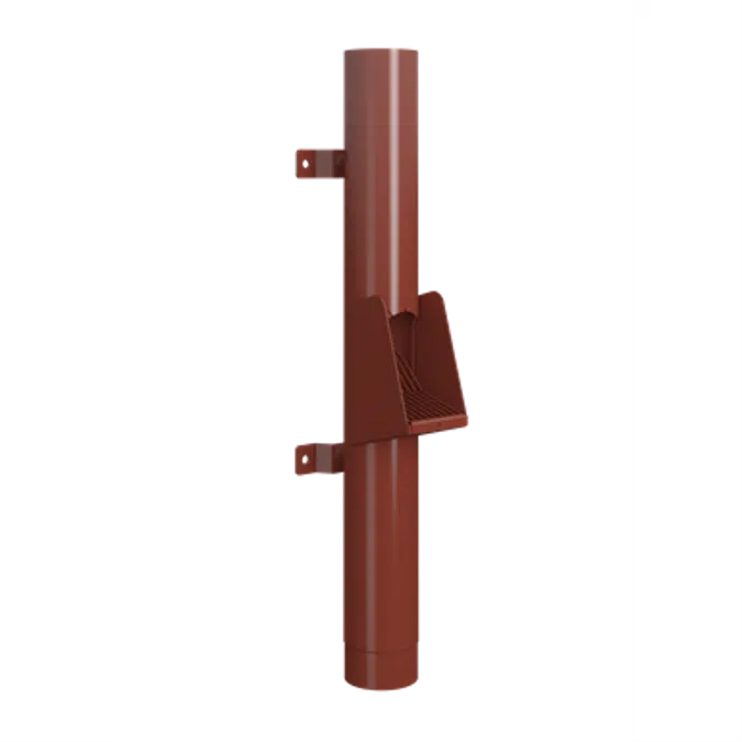 Reinforced pipe with self-cleaning leaf filter in the bottom 850mm