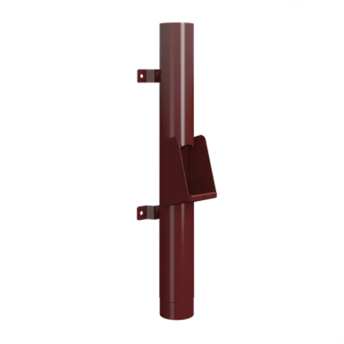 Reinforced pipe with self-cleaning leaf filter in the bottom 850mm