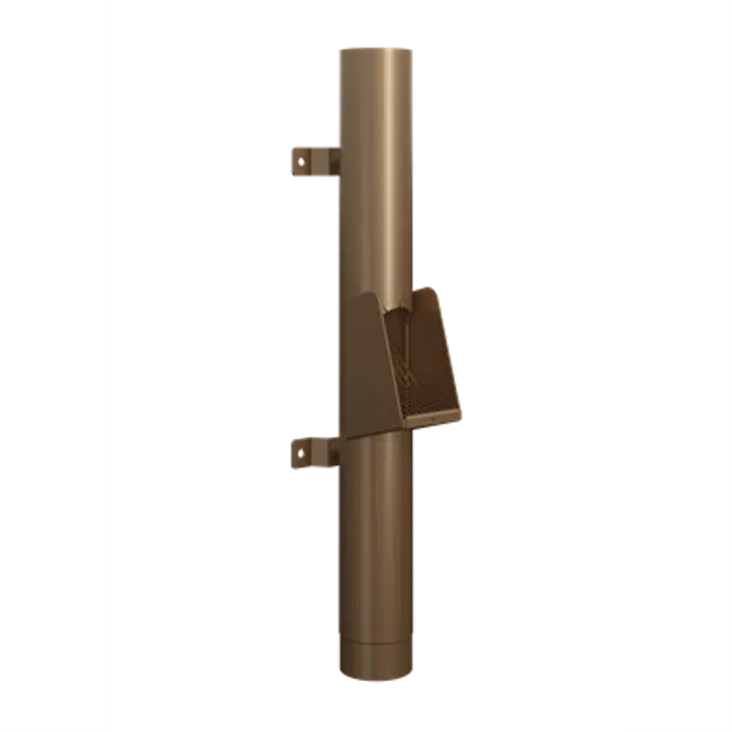 Reinforced pipe with self-cleaning leaf filter in the bottom 850mm