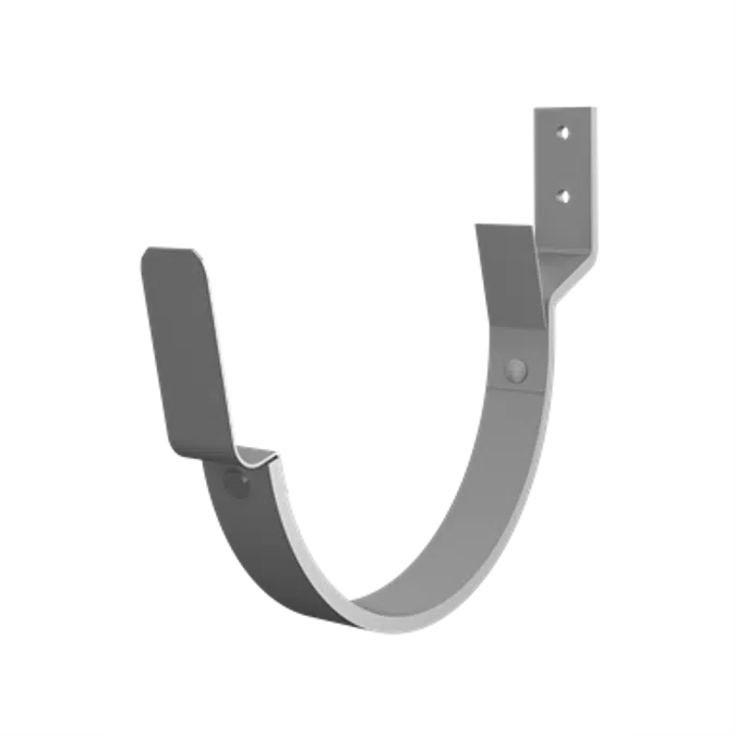 Wall application bracket for half round gutter 150