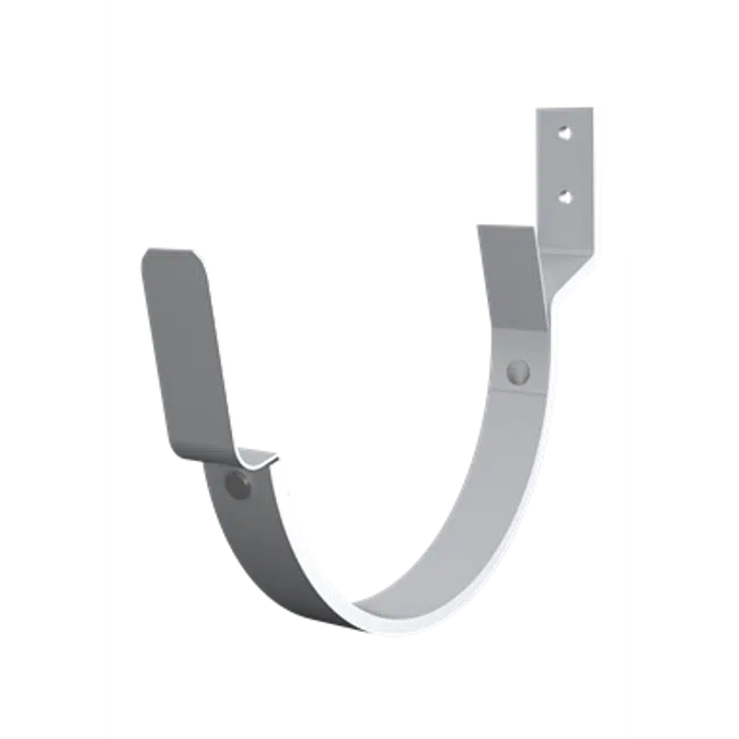 Wall application bracket for half round gutter 150