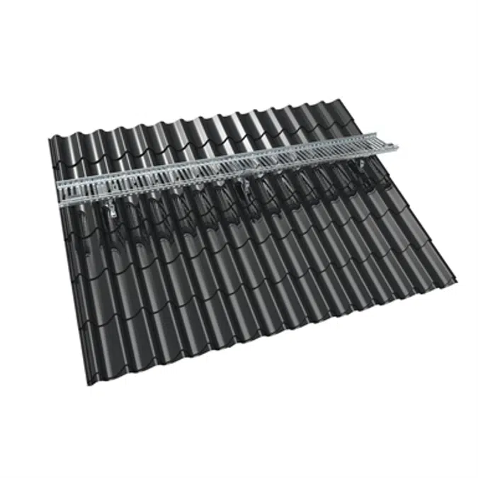 Walkway wire system for metal and membrane roofs