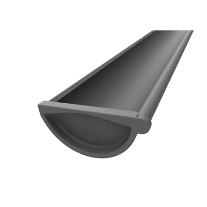 Half round gutter system 125