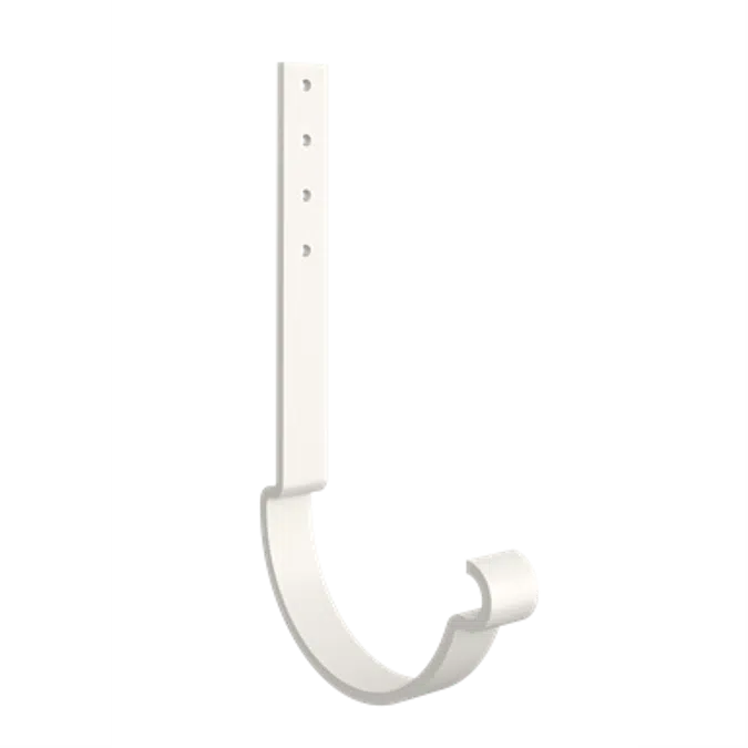 Rafter bracket for half round gutter 125