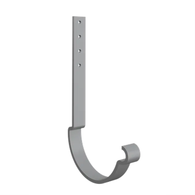 Rafter bracket for half round gutter 125