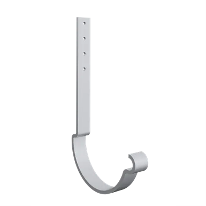 Rafter bracket for half round gutter 125