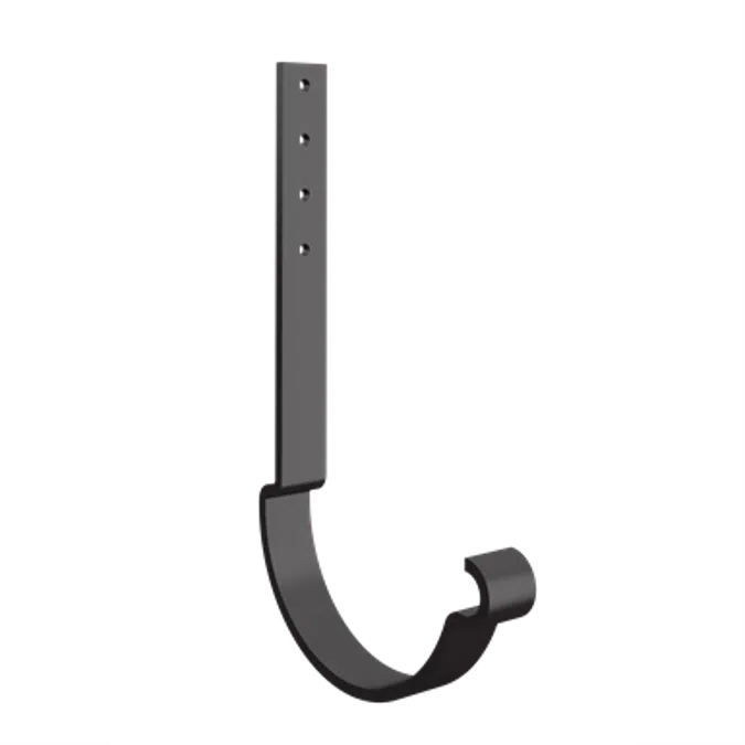 Rafter bracket for half round gutter 125