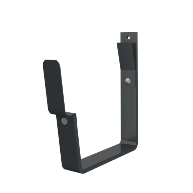 Fascia bracket for rectangular gutter 140