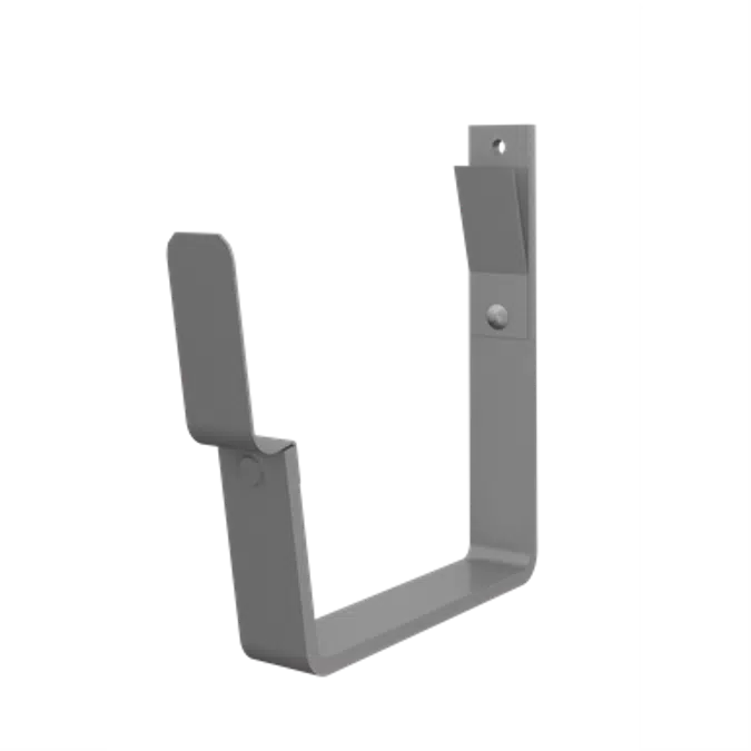 Fascia bracket for rectangular gutter 140