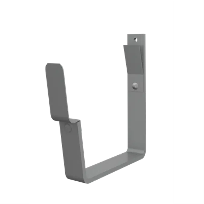 Fascia bracket for rectangular gutter 140