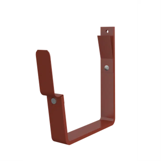 Fascia bracket for rectangular gutter 140
