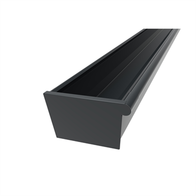 BIM objects - Free download! Rectangular gutter system 140 | BIMobject