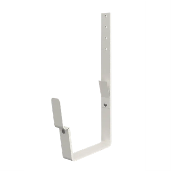 Rafter bracket for rectangular gutter 140