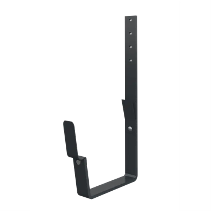 Rafter bracket for rectangular gutter 140