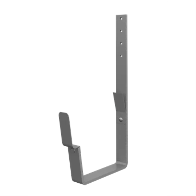 Rafter bracket for rectangular gutter 140
