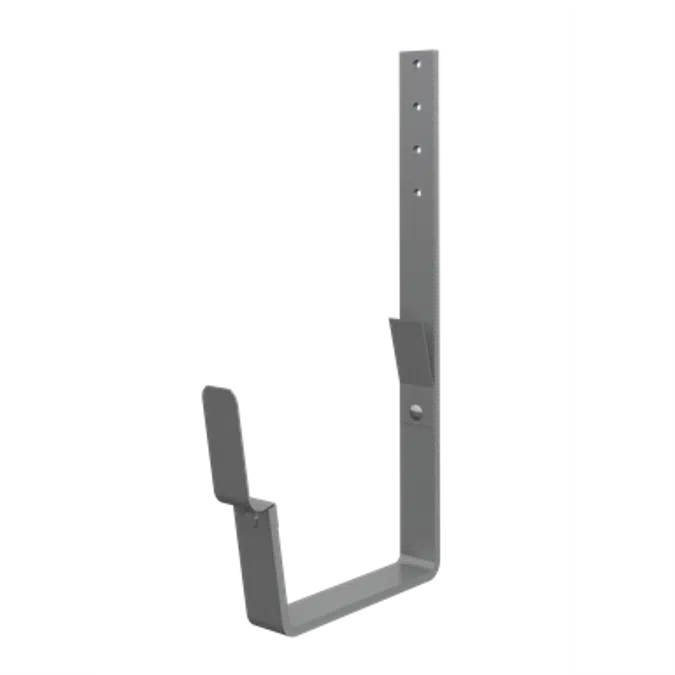 Rafter bracket for rectangular gutter 140