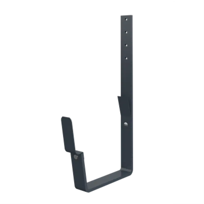 Rafter bracket for rectangular gutter 140
