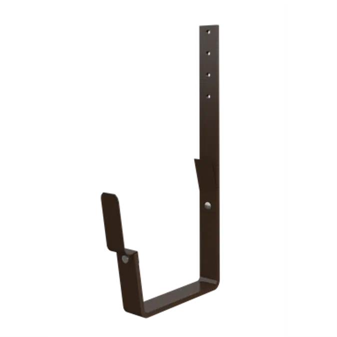 Rafter bracket for rectangular gutter 140
