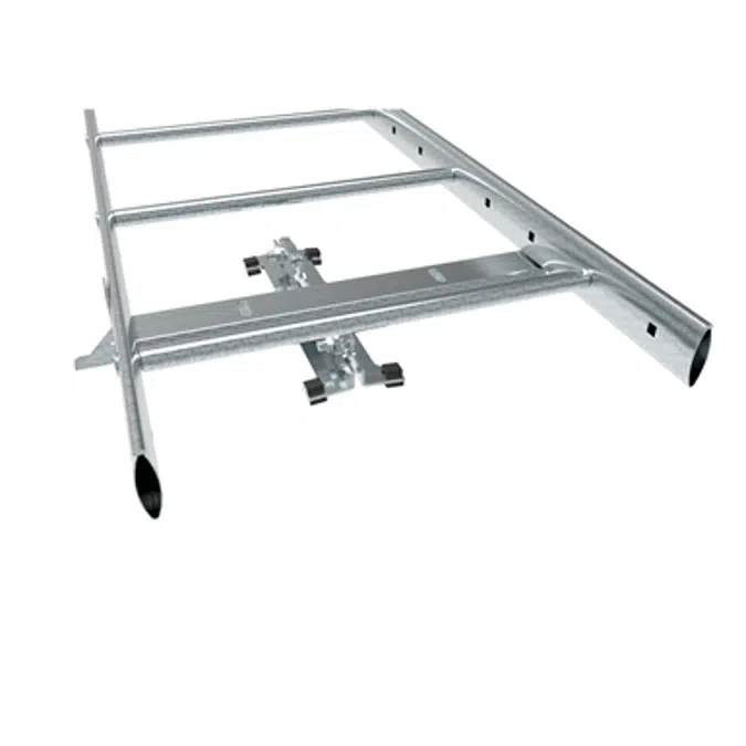 Roof ladder system for standing seam and seam roof profile (SRP25) roofs