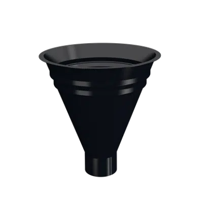 Hopper for round downpipe 100图像