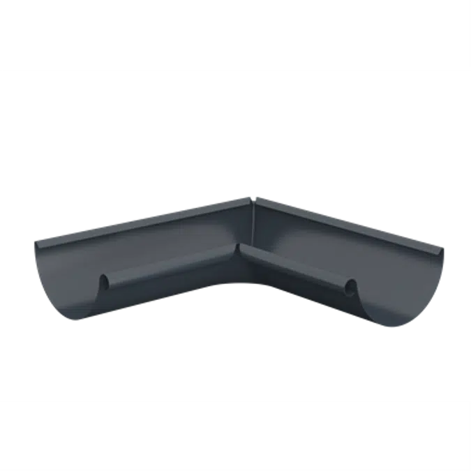 Inner gutter angle for half round gutter 100 