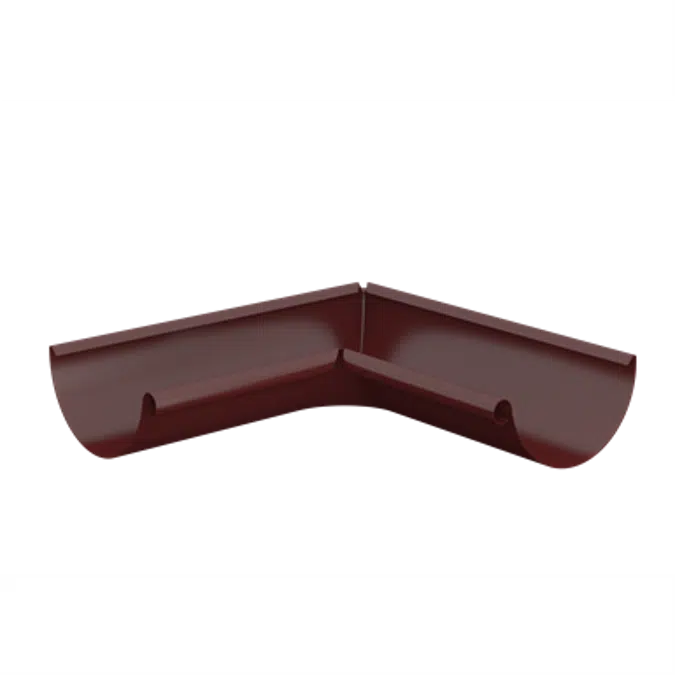 Inner gutter angle for half round gutter 100 
