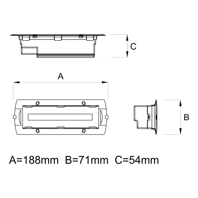 SEVEN PLUS LED - Emergency lighting luminaire