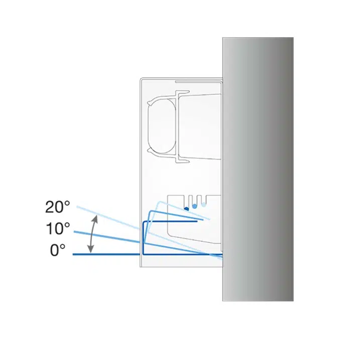 VIALED WALL - Emergency lighting luminaire