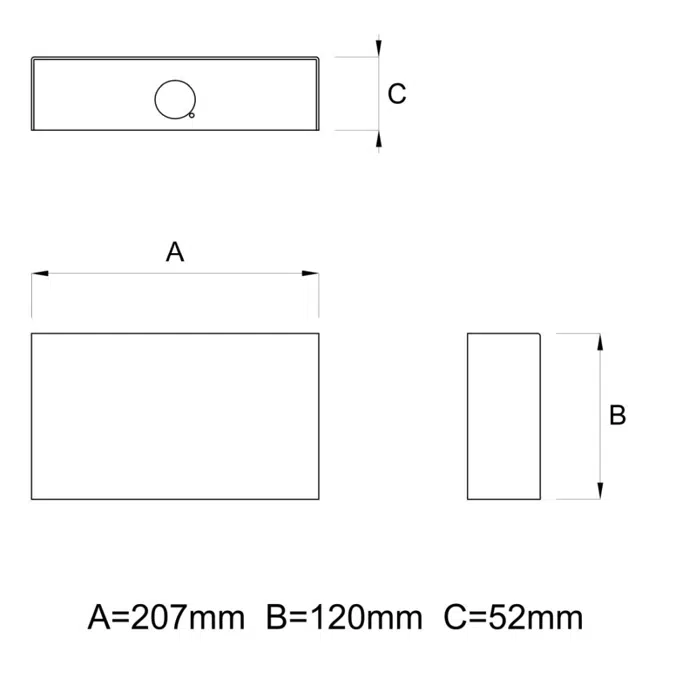 VIALED WALL - Emergency lighting luminaire