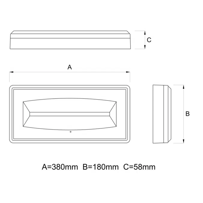 CRISTAL EVO - Emergency lighting luminaire