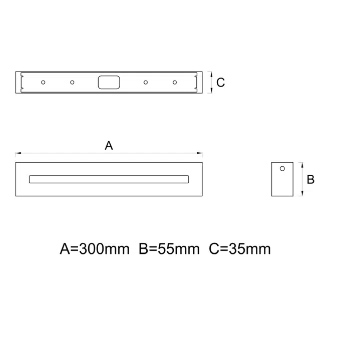 LINEA LED - Emergency lighting luminaire