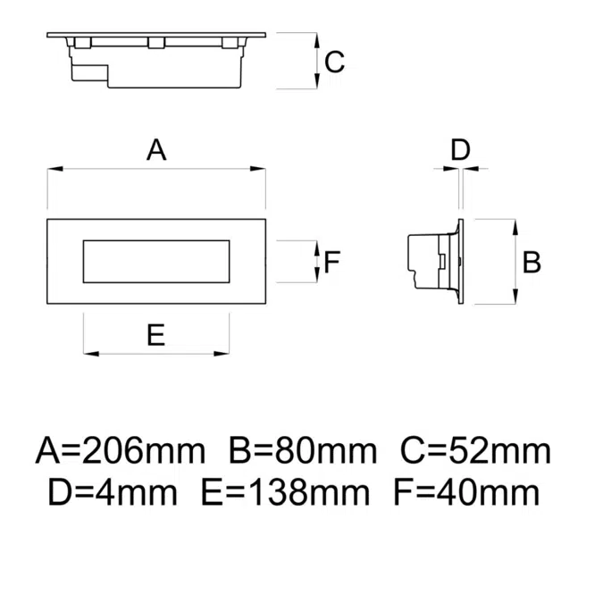 SEVEN GLASS - Emergency lighting luminaire