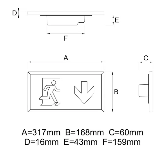 FLAG - Emergency signalling luminaire