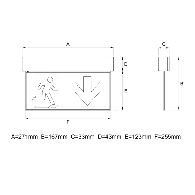 ASTRA - Emergency signalling luminaire