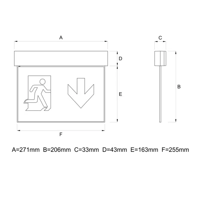 ASTRA - Emergency signalling luminaire